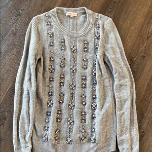 Gray Embelished Women's Tory Burch Sweater